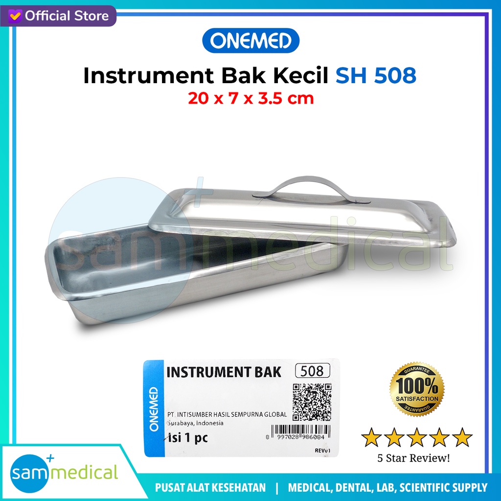 [00120230582] One Med Instrument Bak Kecil 20x7x3.5cm SH 508