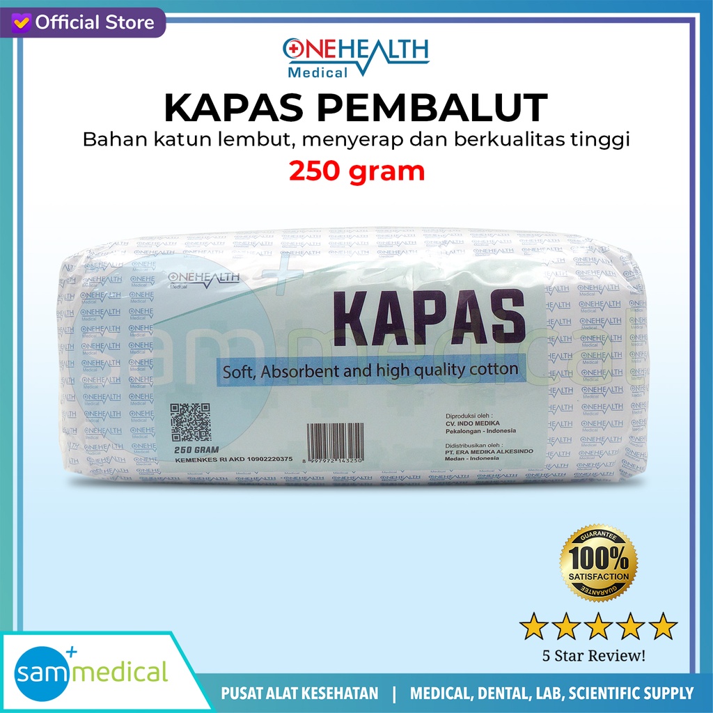 [120230645] One Health Kapas Pembalut 250gr