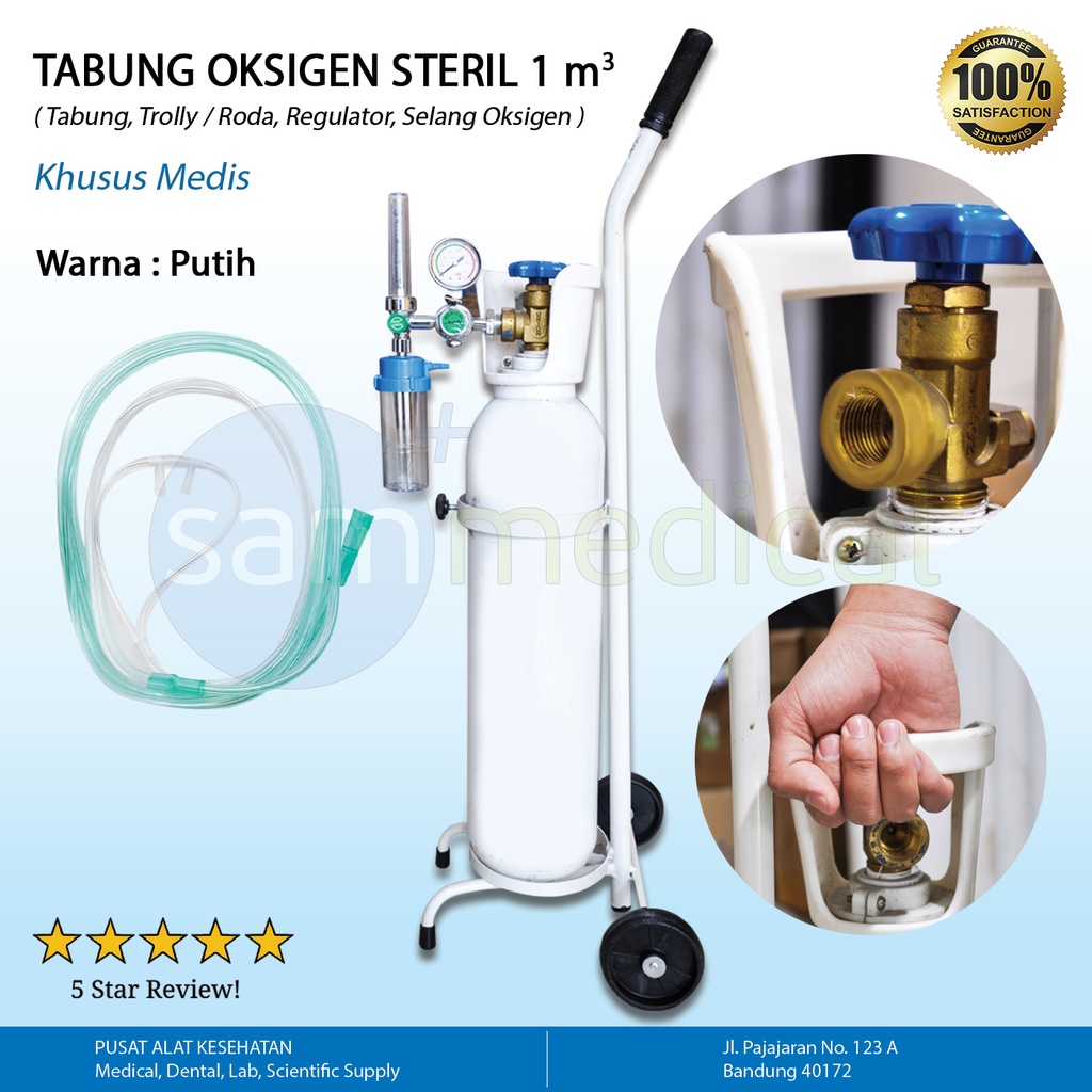 Bundling Tabung Oksigen 2m3 (Chrona)