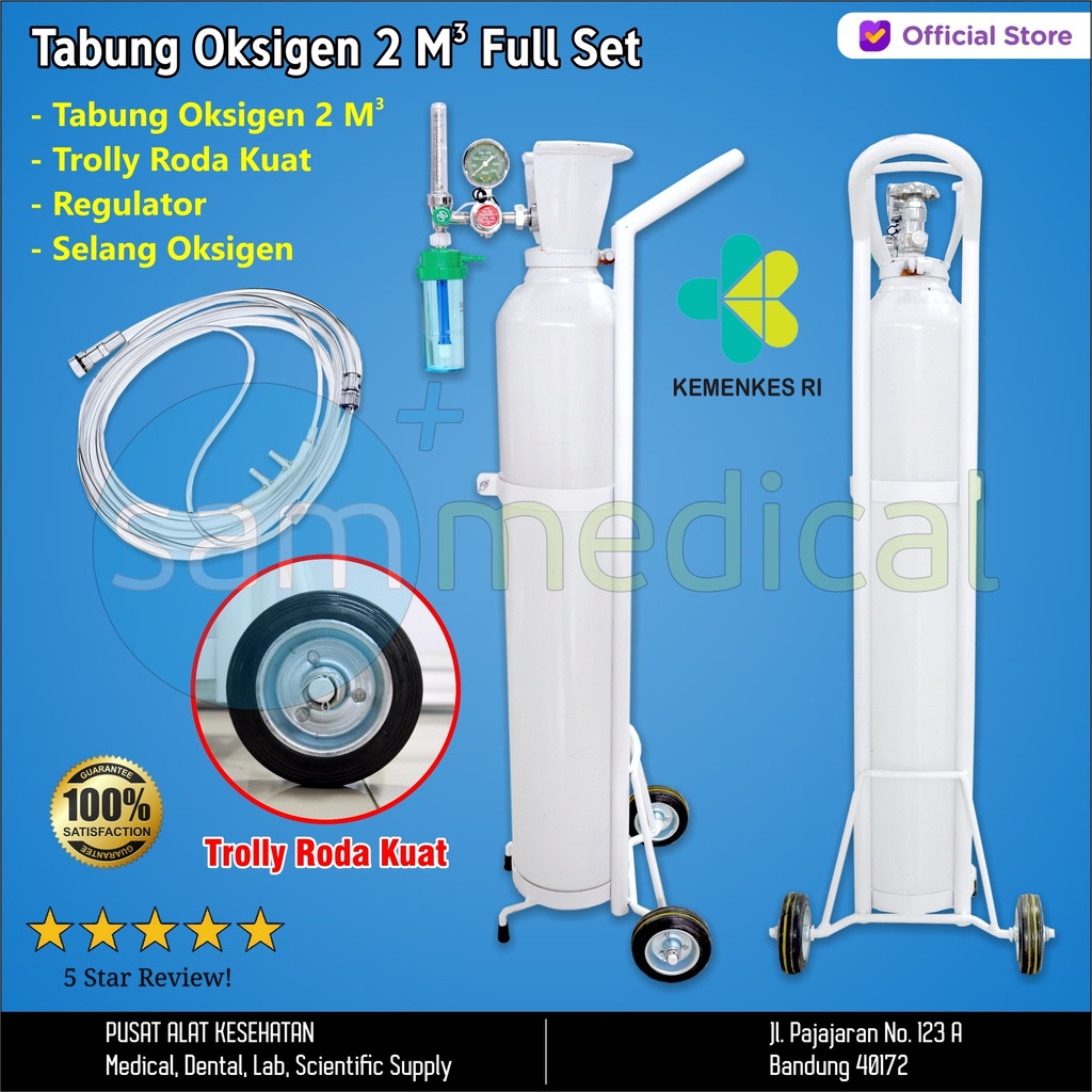 [120230661] Bundling tabung Oksigen 2m3 (GEA)