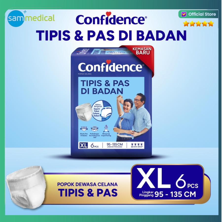 Confidence Adult Pants / Celana Size XL @6 pcs