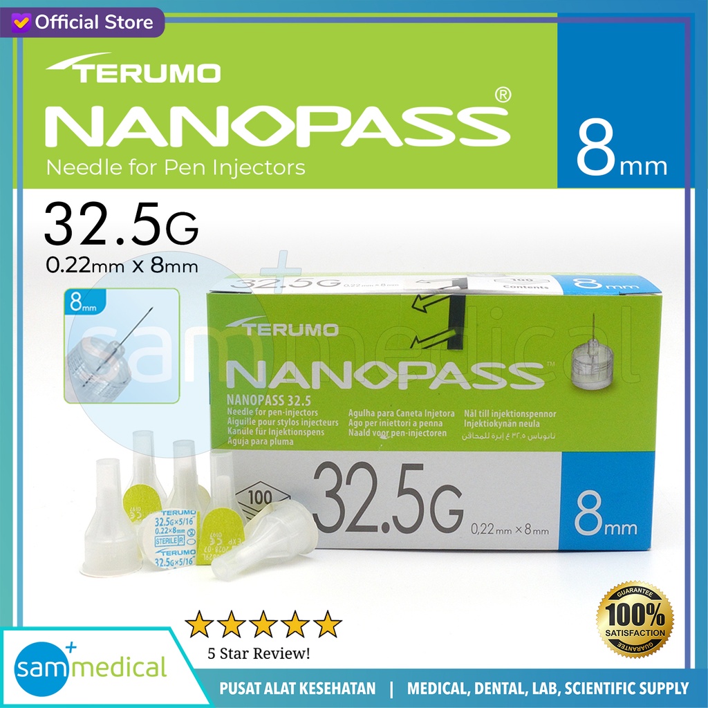 [120230680] Terumo Nanopass 32.5Gx8mm(TN3250)