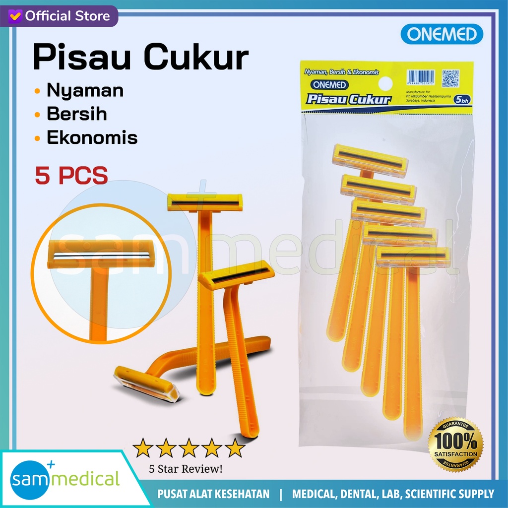 [120230716] One Med Pisau Cukur @5pcs