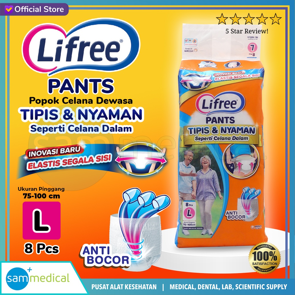 [120230834] LIFREE Pants Celana size L@8 Pcs