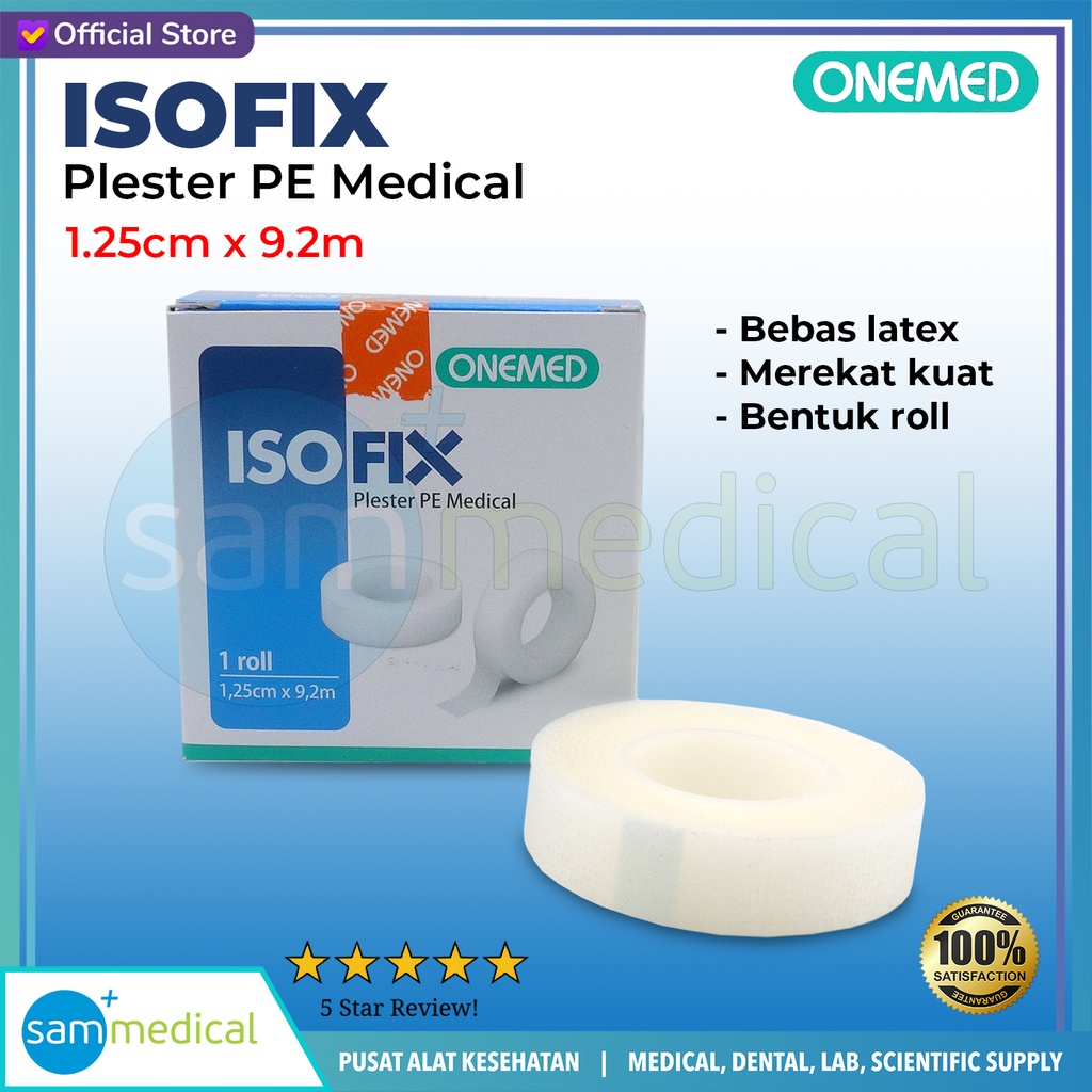 One Med Isofix Plester PE 1.25cmx9.2m (OTC)