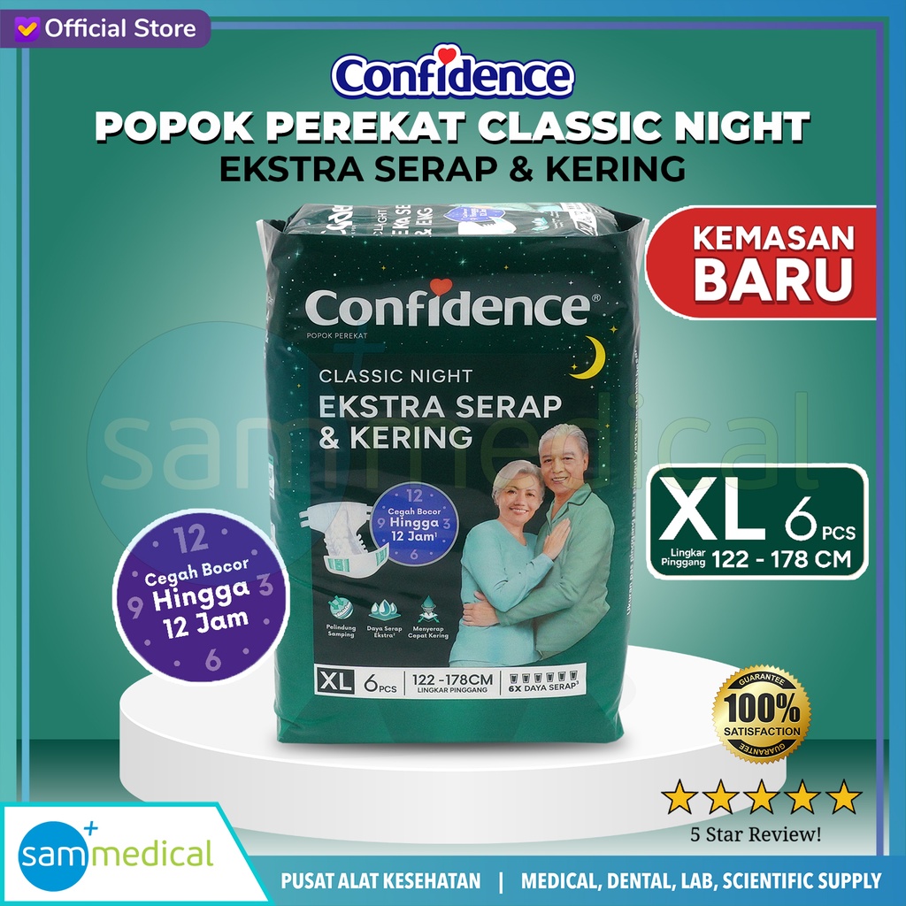 Confidence Adult Classic Night/ Prepet Size XL @6pcs