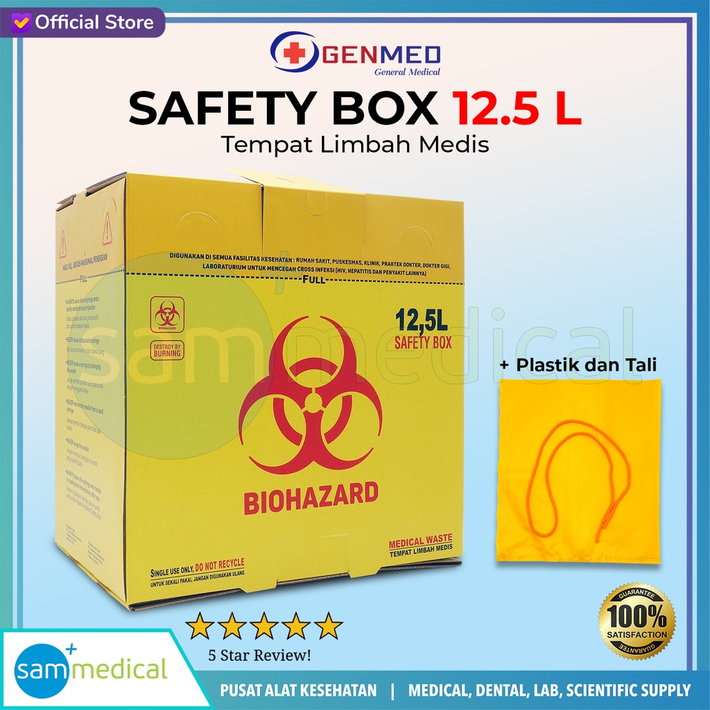 [120230911] GENMED Safety Box 12.5Liter + Tali