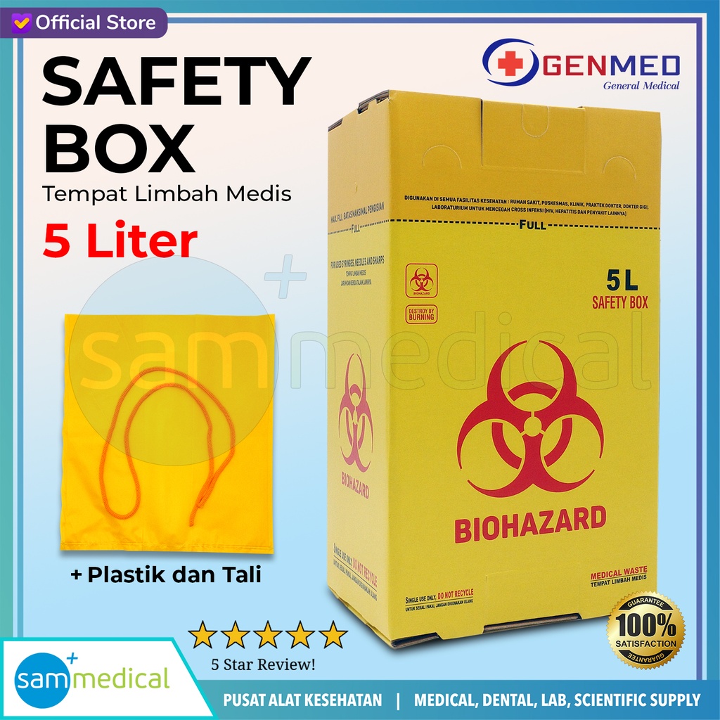[120230912] GENMED Safety Box 5 Liter + Tali