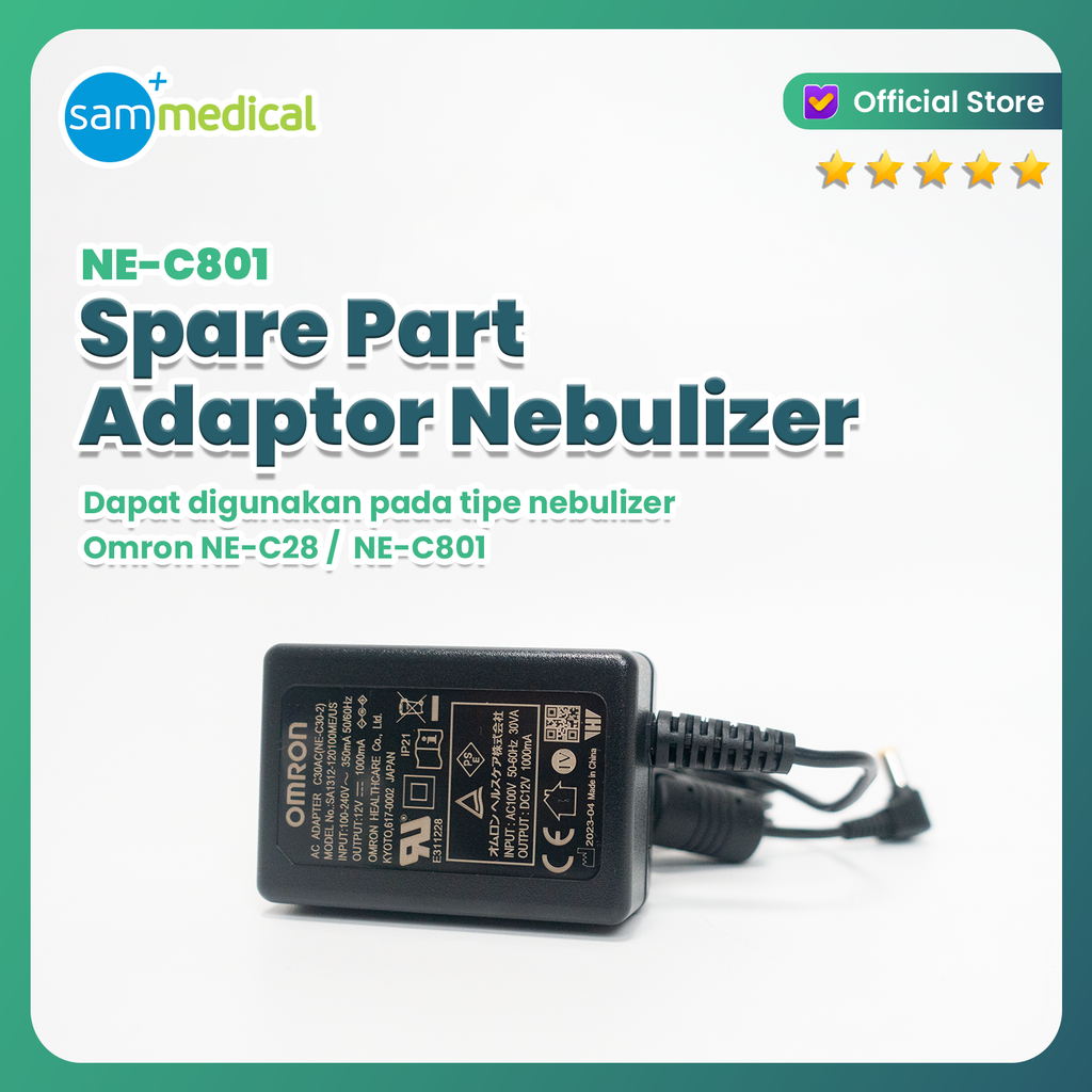 Omron Spare Part Adaptor Nebulizer NE-C801