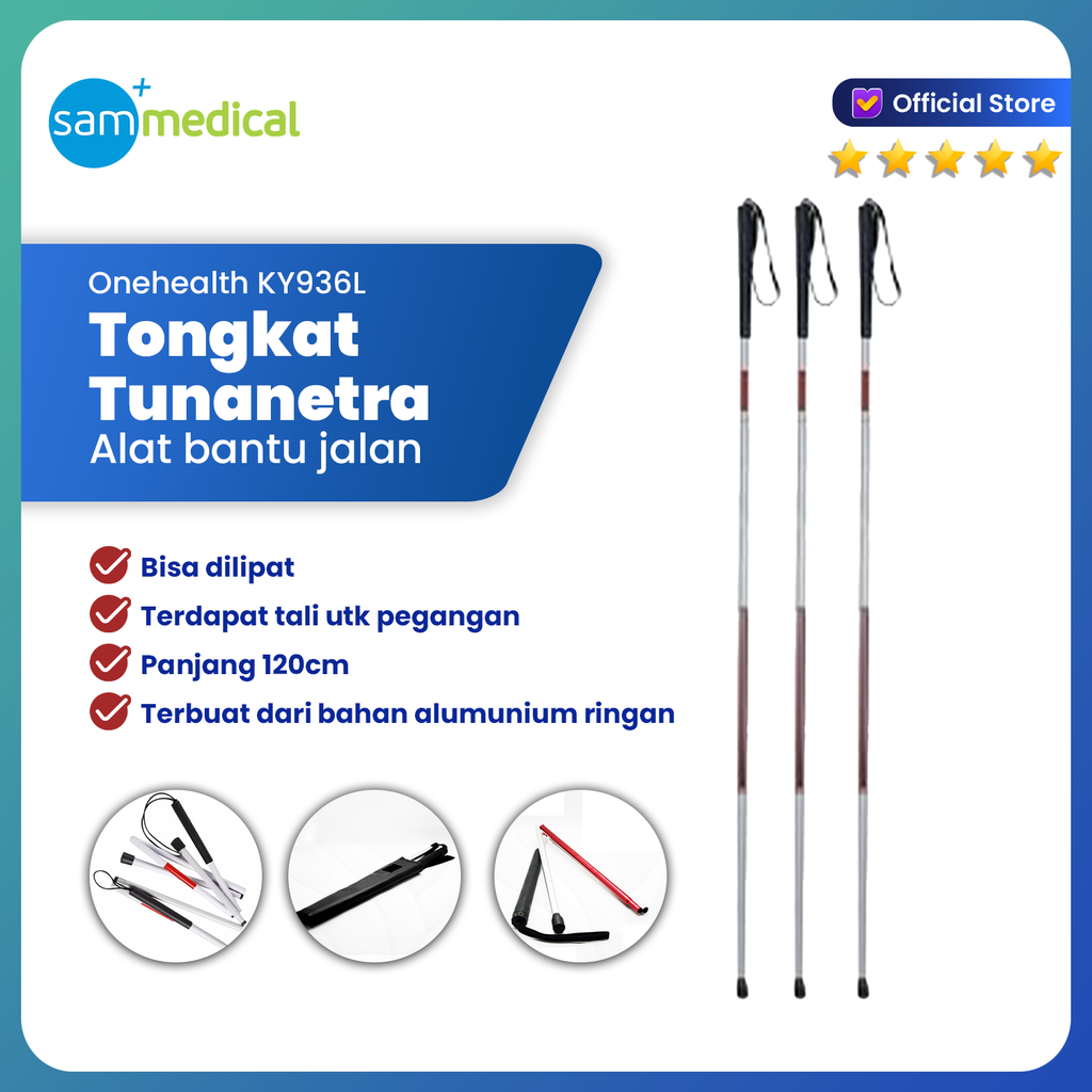[120231011] One Health Tongkat Orang Buta / Tongkat Tuna Netra