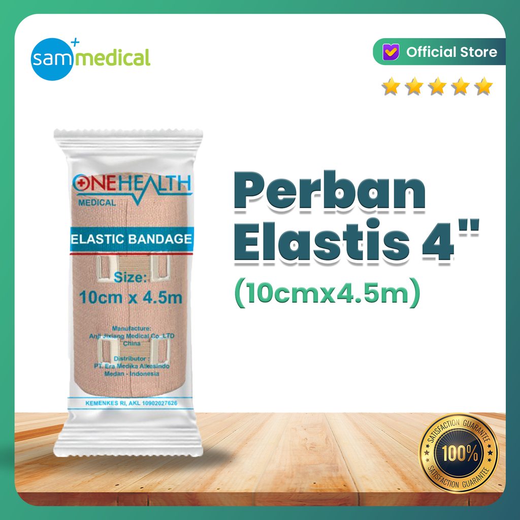 [120231015] One Health Perban Elastis 4" (10cmx4.5m) @roll