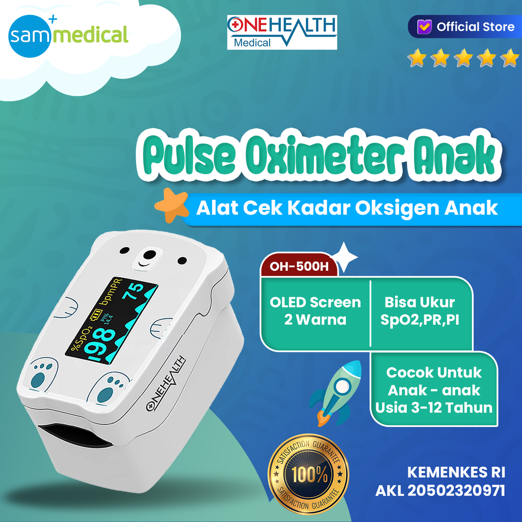 [120231018] One Health Pulse Oximeter Child OH-500H 