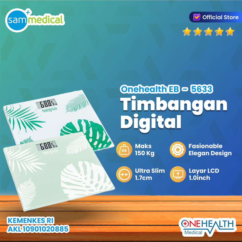 [120231091] One Health Timbangan Digital EB 5633