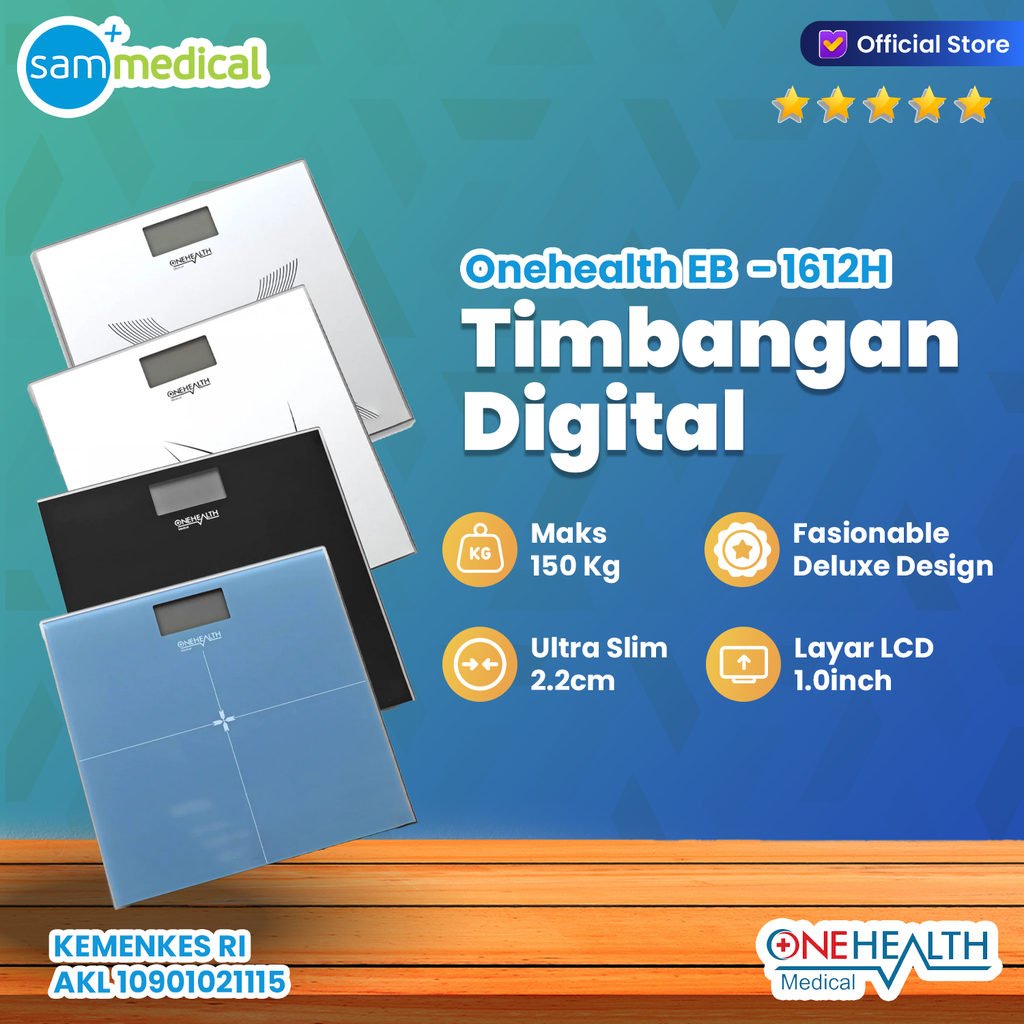 [120231093] One Health Timbangan Digital EB 1612H