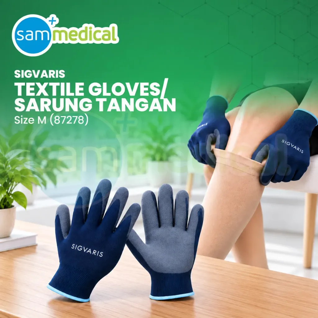 [120231127] Sigvaris Textile Gloves/Sarung Tangan Size M(87278)