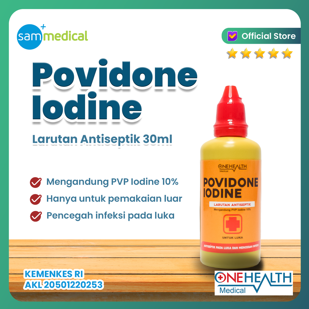 One Health Povidone Iodine 30ml