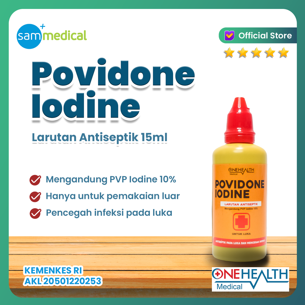 One Health Povidone Iodine 15ml