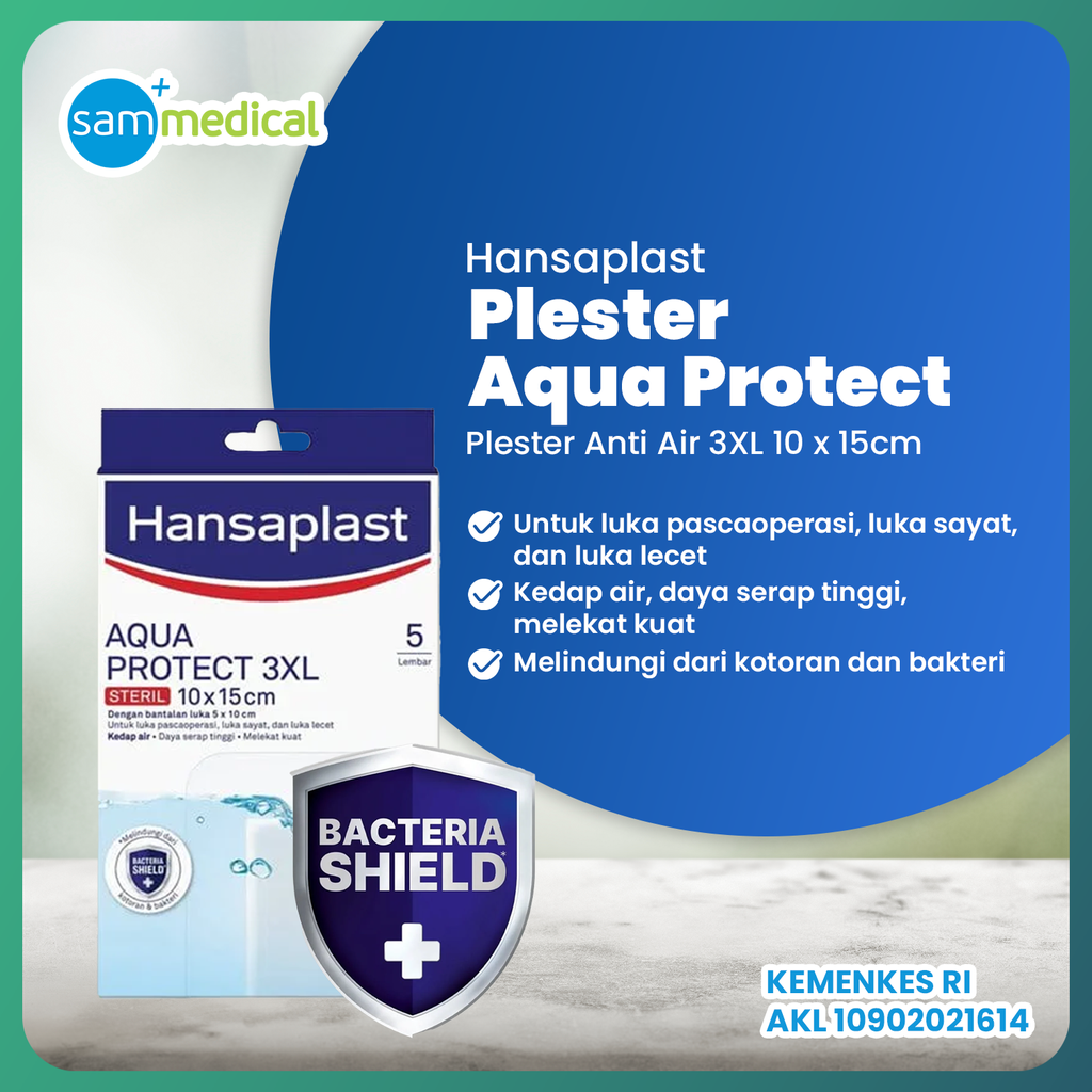 Hansaplast Aqua Protect Steril 3XL 10x15cm @pcs