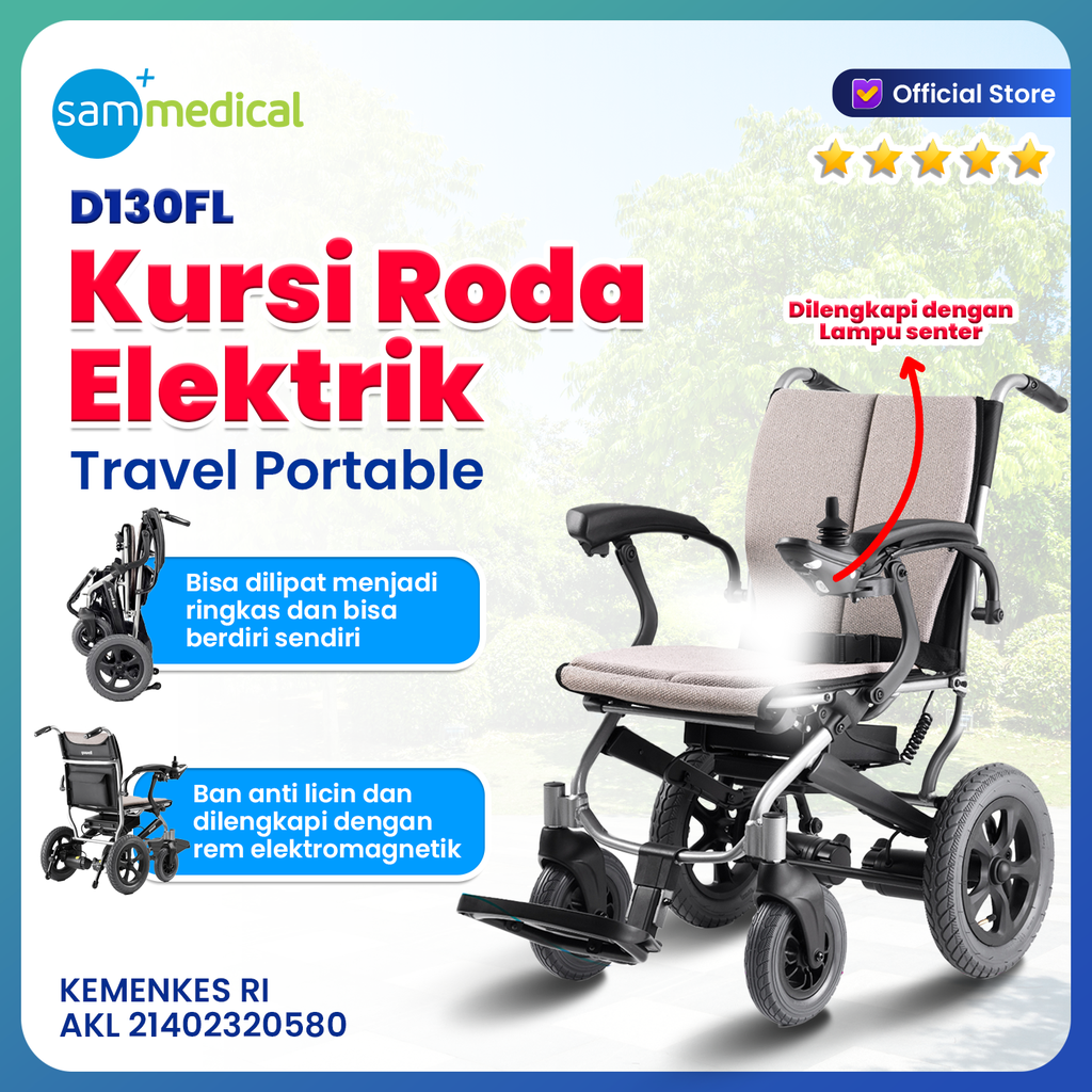 [120231172] Yuwell Kursi roda electric  D130 FL