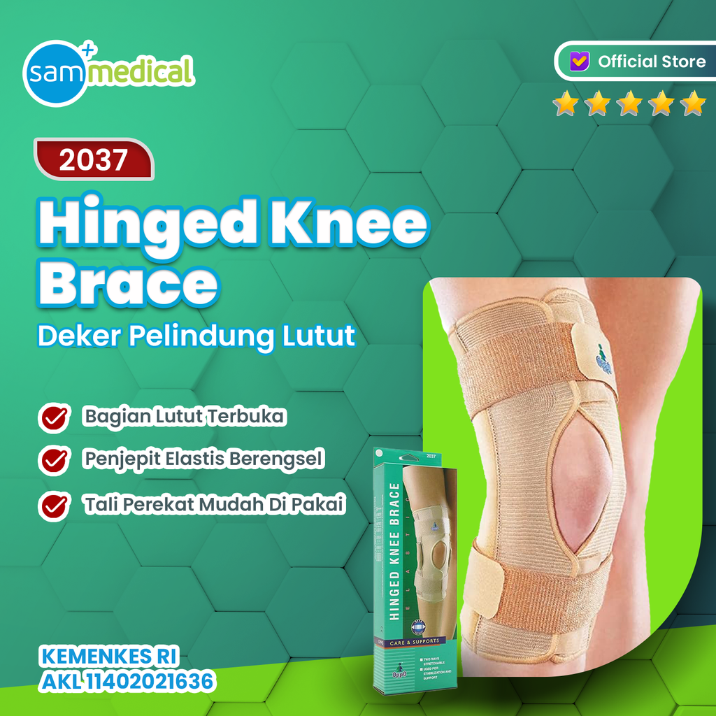 [120231191] Oppo Spiral Knee Stabilizer Size M- 2037