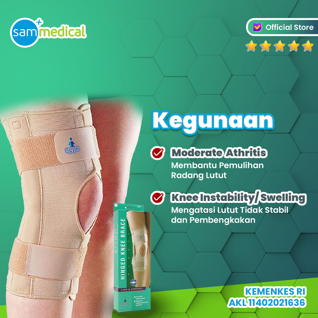 [120231192] Oppo Spiral Knee Stabilizer Size L- 2037