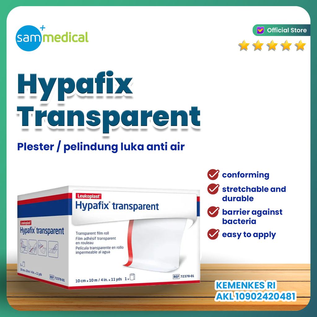 [120231218] BSN Hypafix Transparent 10cmx10m
