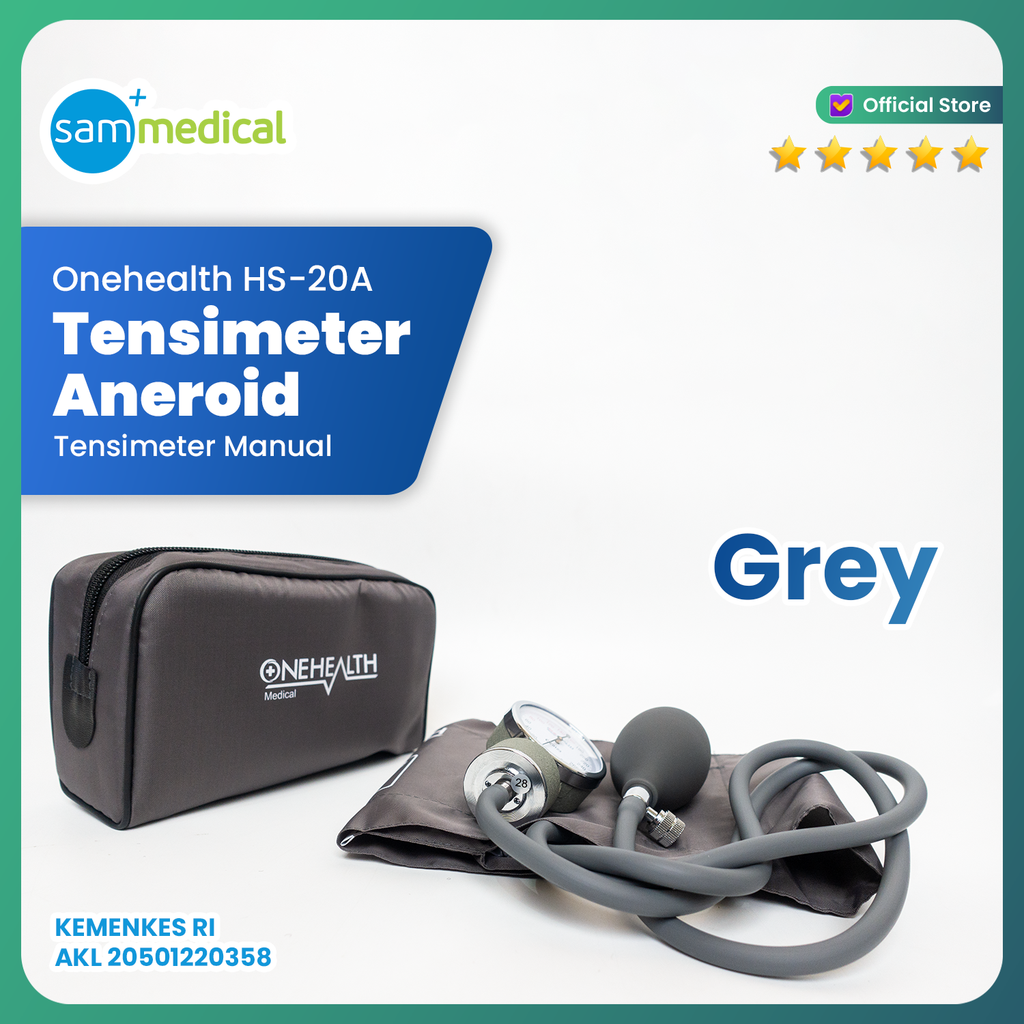 [120231224] One Health Tensimeter Aneroid HS-20A Grey