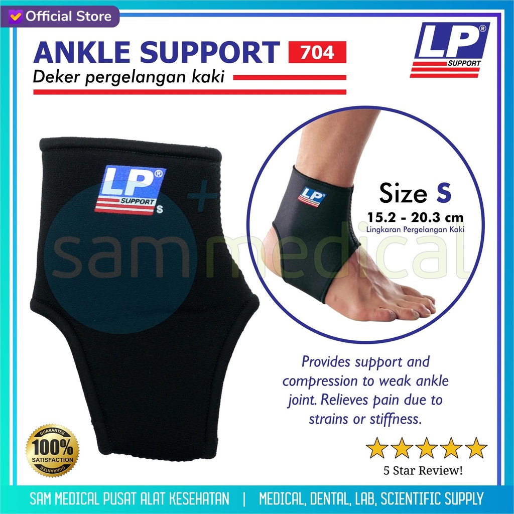 [120231229] Lp Support Ankle Black LP 704 - L
