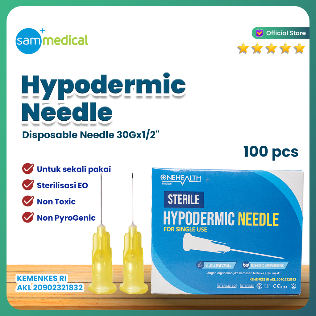 [120231235] One Health Needle 30G@100pcs