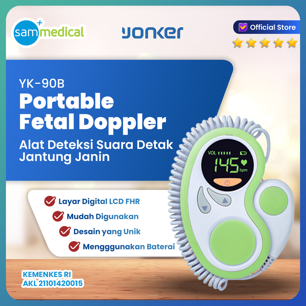 YONKER FETAL DOPPLER YK-90B