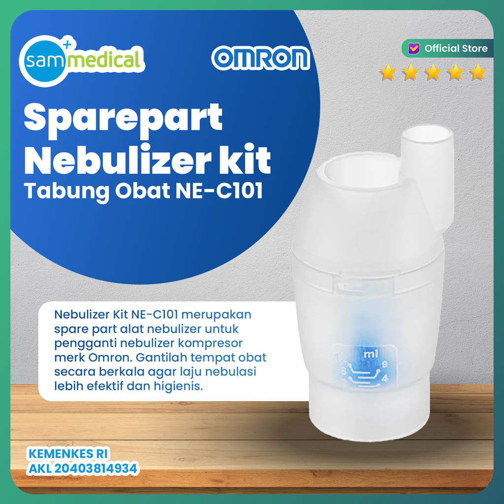 [120231278] Omron Spare Part - Nebulizer Kit NE C101