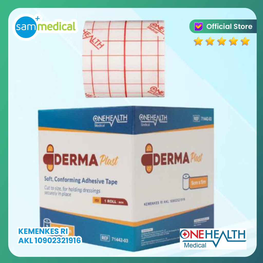 One Health Dermaplast Plester Adhesive 5cm x 5M