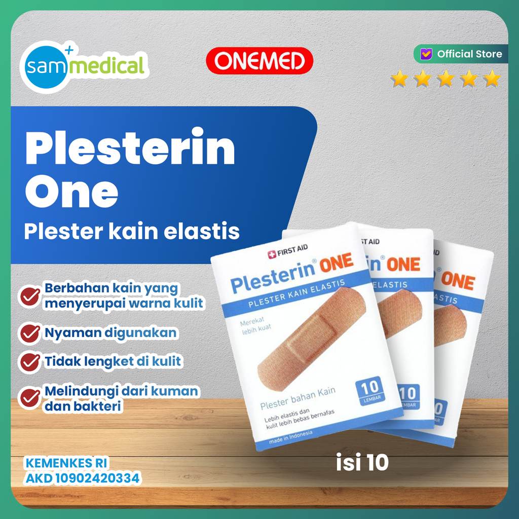 One Med Plesterin / Plester Amplop@10 Pcs