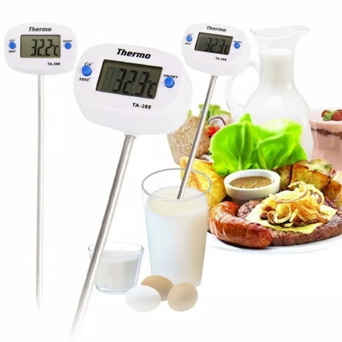 Thermometer Batang / Thermometer Tusuk Makanan Digital (0-200)