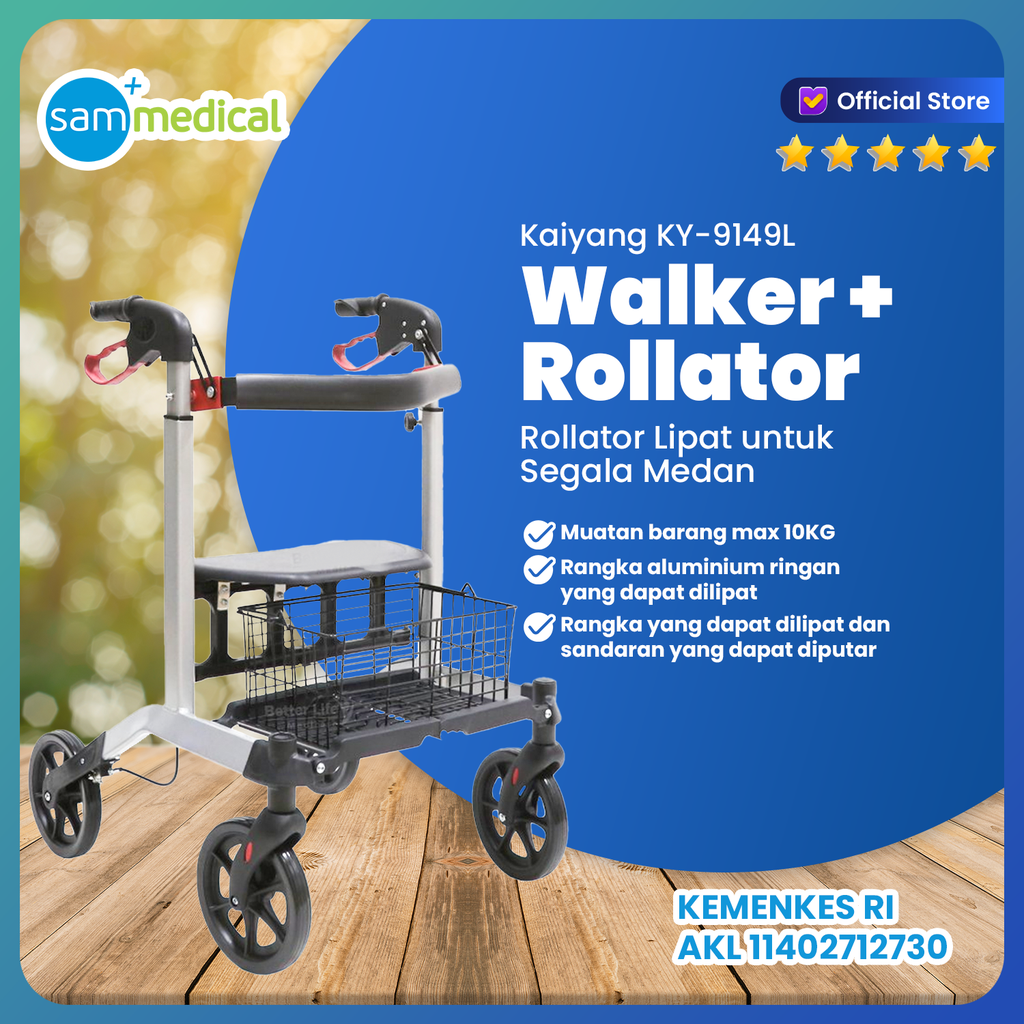 Kaiyang Walker + Rollator KY-9149L