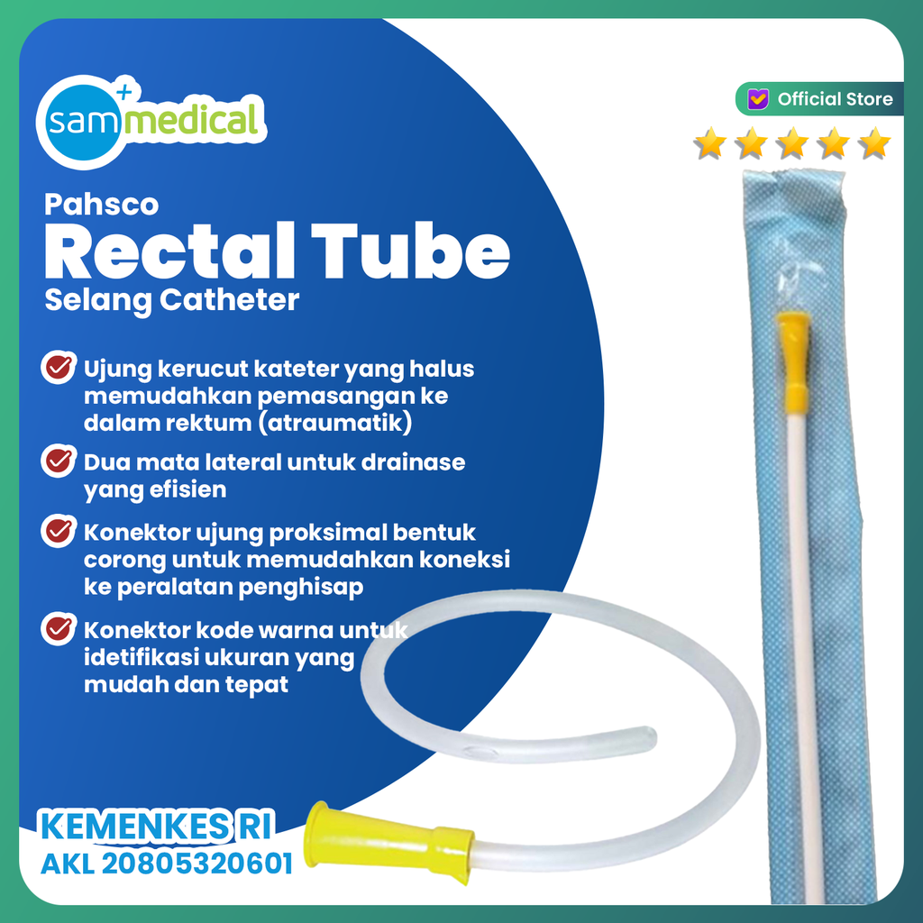 Pahsco Rectal Tube FR 20