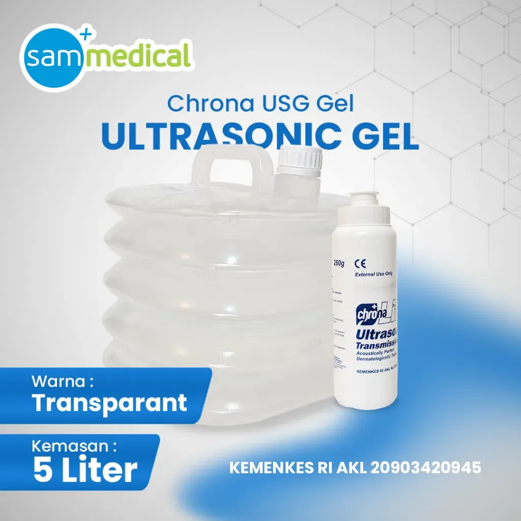[120231416] Chrona USG Gel / Ultrasonic Gel Transparant - 5 liter
