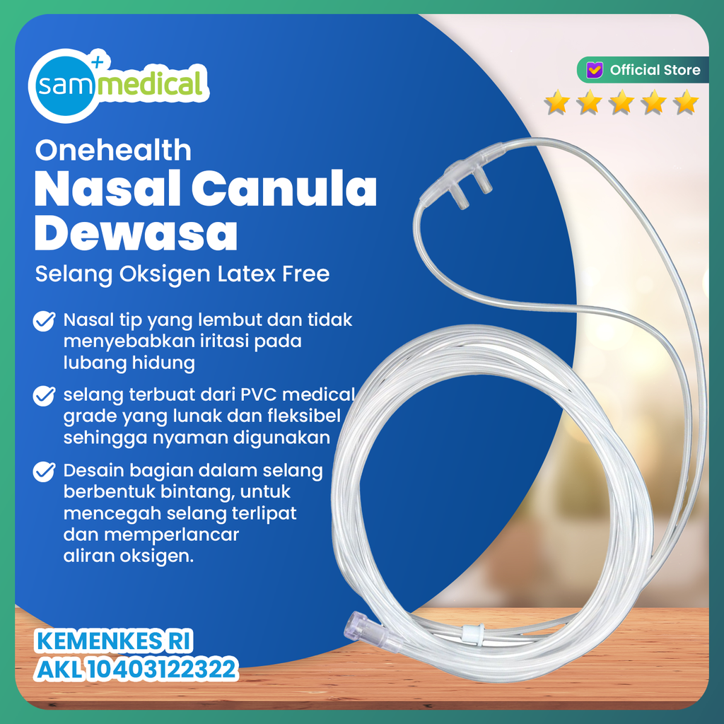 [120231435] One Health Nasal Cannula Dewasa (L)