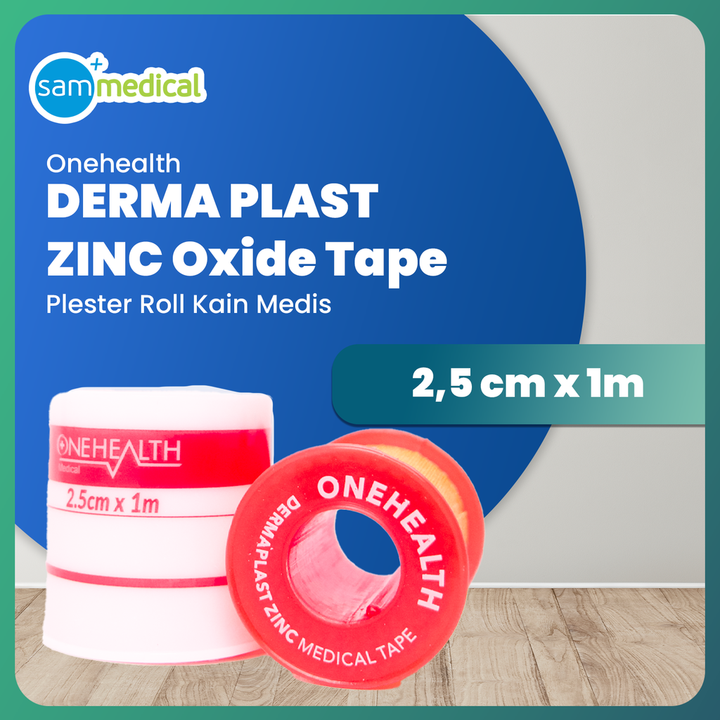 [120231449] One Health Dermaplast Medical Zinc Oxide 2,5 cm X 1 M