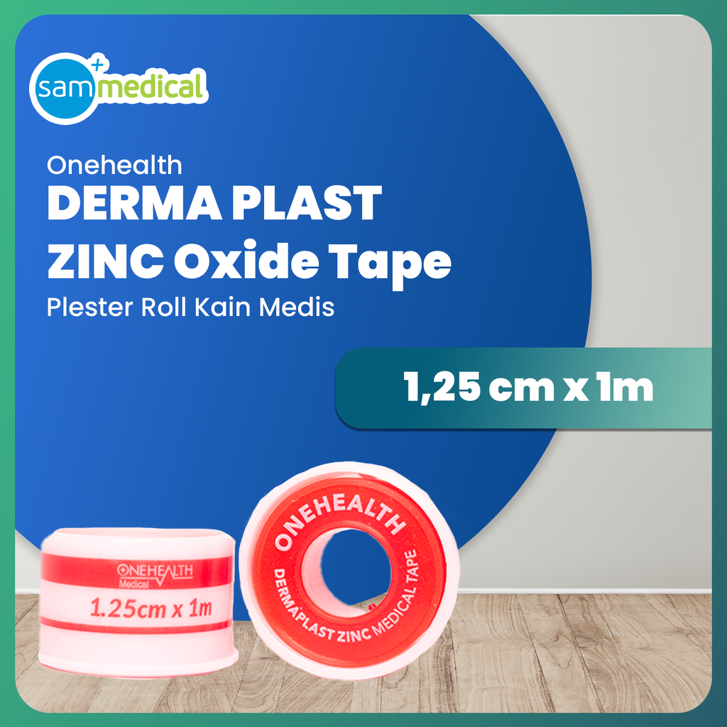 [120231450] One Health Dermaplast Medical Zinc Oxide 1.25 cm X 1 M