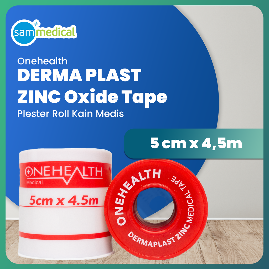 [120231452] One Health Dermaplast Medical Zinc Oxide 5cm X 4,5 M