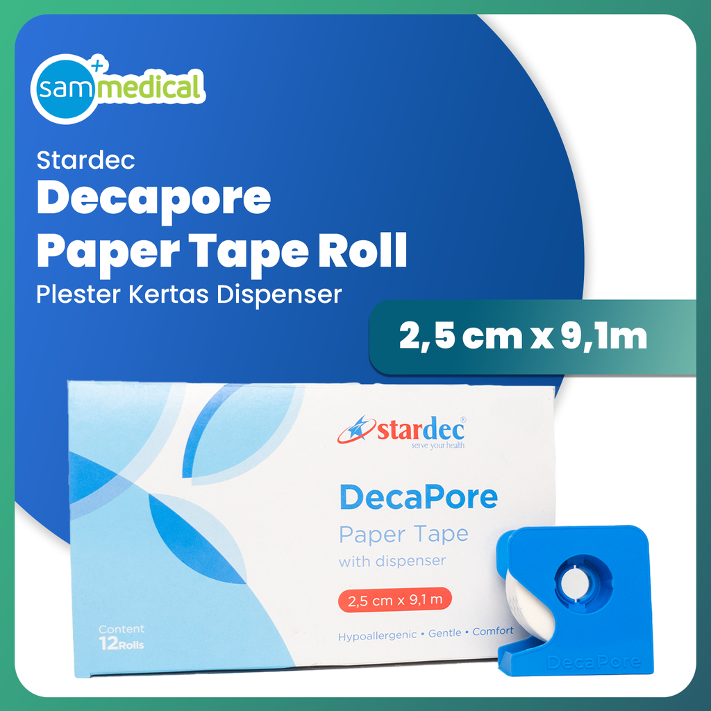 Stardec Decapore with dispenser 2,25cm x 9,1M