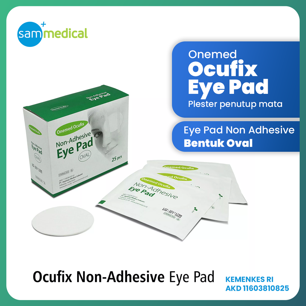 [120231575] Occufix Eye Pad Non Adhesive@25 pcs