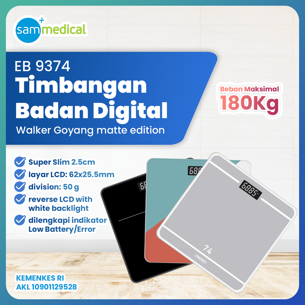 One Med Timbangan Badan Digital EB 9374