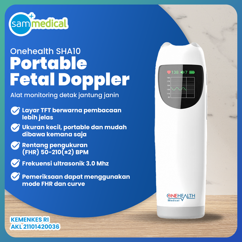 [120231584] One Health Fetal Doppler OH-SHA10 