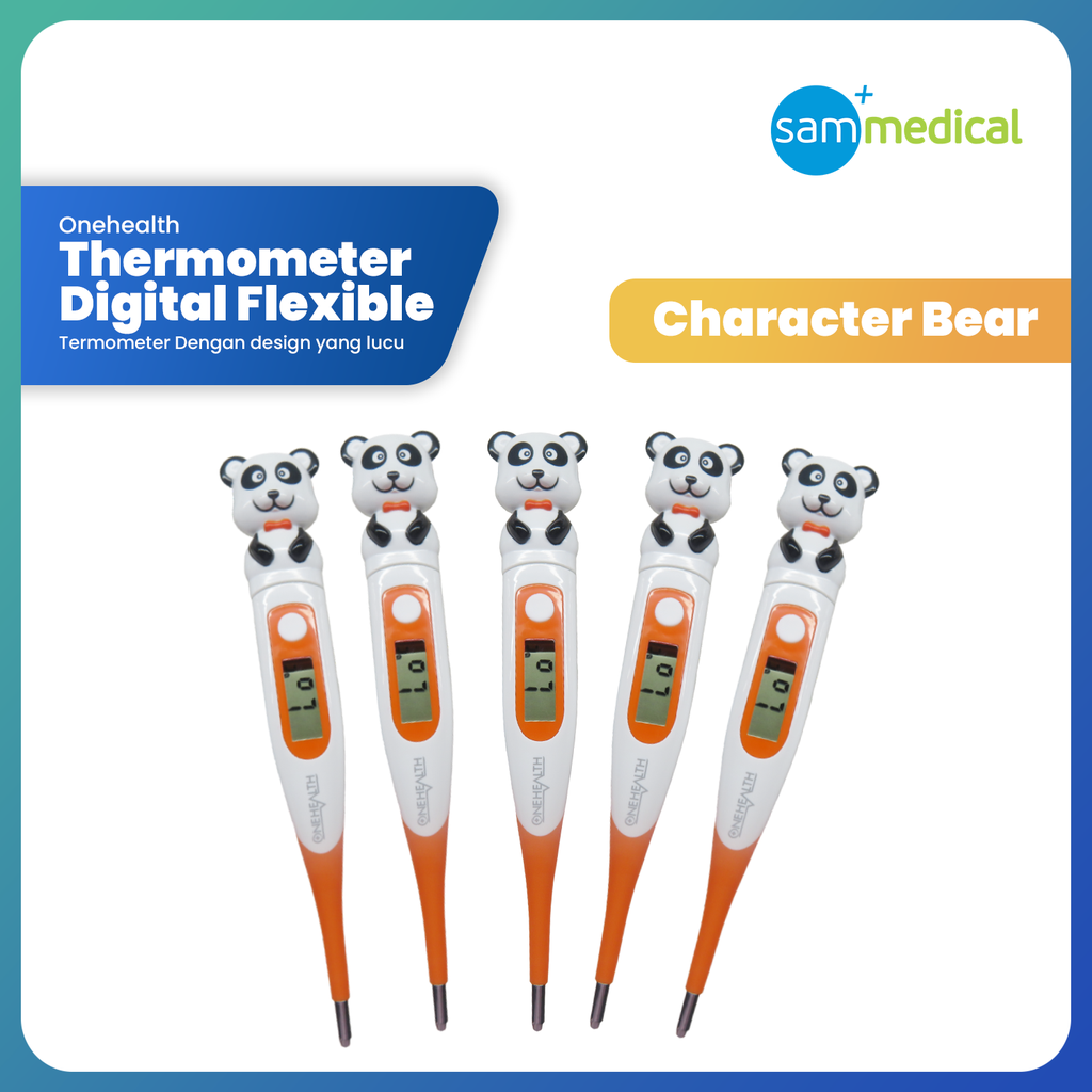 [120231585] One Health Digital Thermometer Flexible - Bear DT-111G