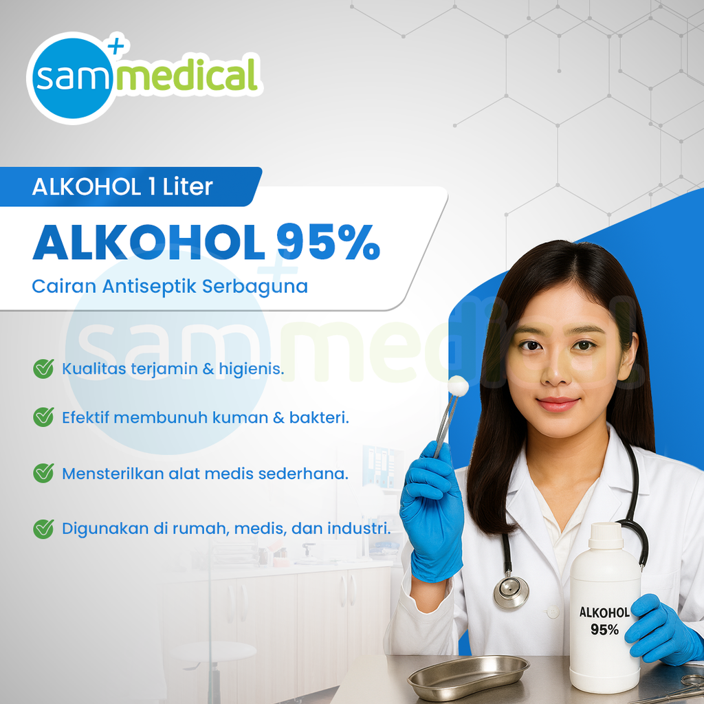 [120231642] Lokal Medika Alkohol 95% 1L