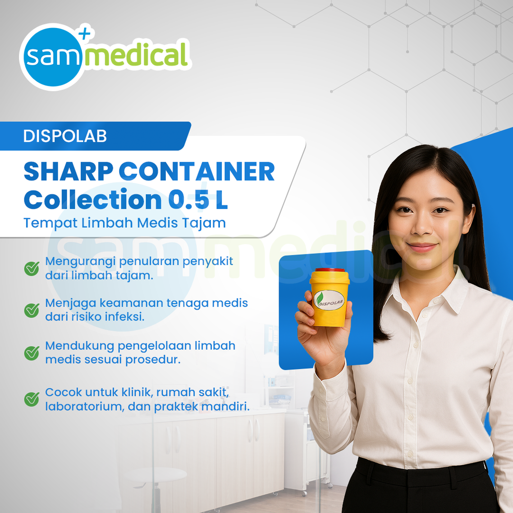 Dispolab Sharp Container / Collection 0.5Ltr