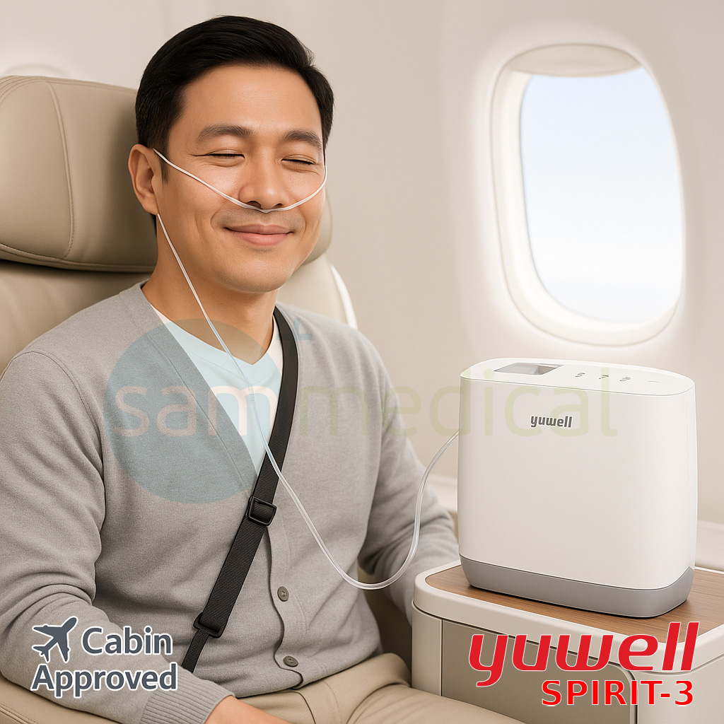 Yuwell Oxygen Concentrator - Spirit 3 (Flight Safe)