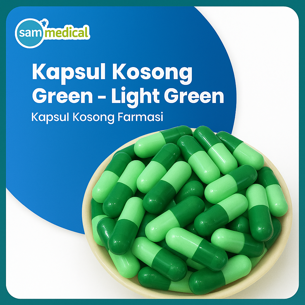 Kapsul Kosong No 0 (500mg) - D Green L Green